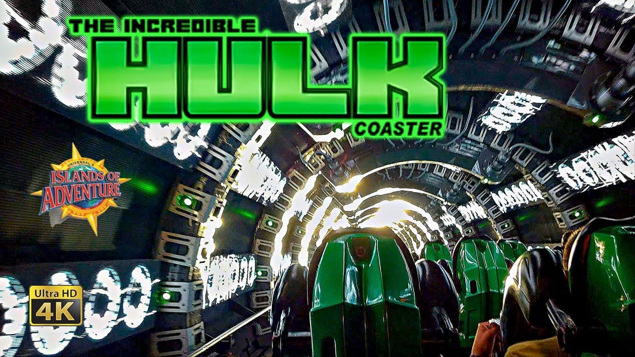 The Incredible Hulk Coaster at Universal's Islands of Adventure